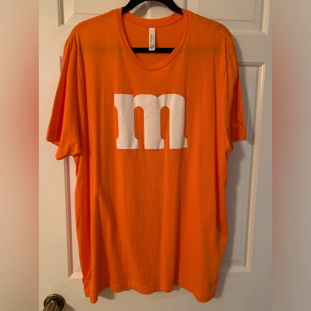 Orange M&M short sleeve t-shirt